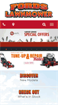 Mobile Screenshot of fordslawnmower.com